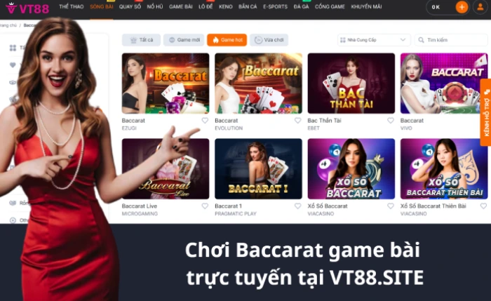game bài Baccarat VT88