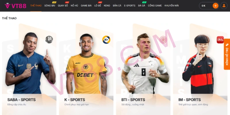 thể thao VT88